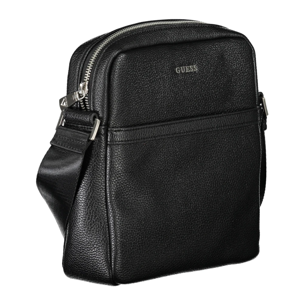 Guess Zwarte Heren Schoudertas Verstelbare Band Black Heren