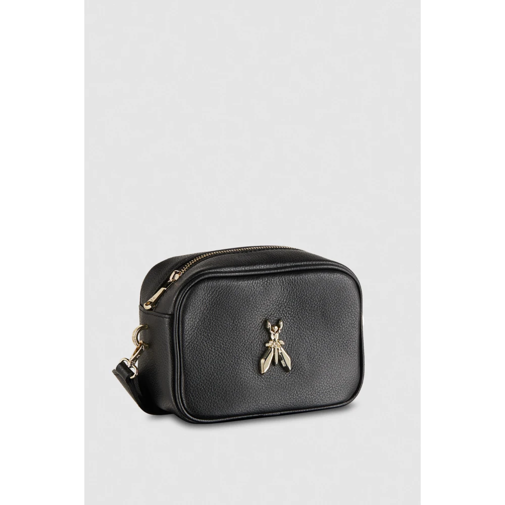 PATRIZIA PEPE Fly Camera Tas Crossbody 8B0186L001 Black Dames