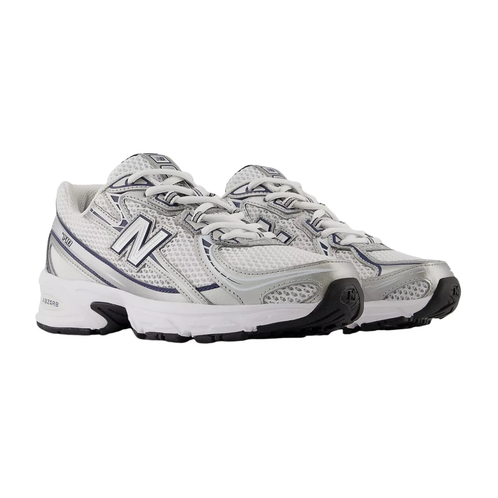 New Balance Wit Zilver Zwart Sneakers Gray Heren