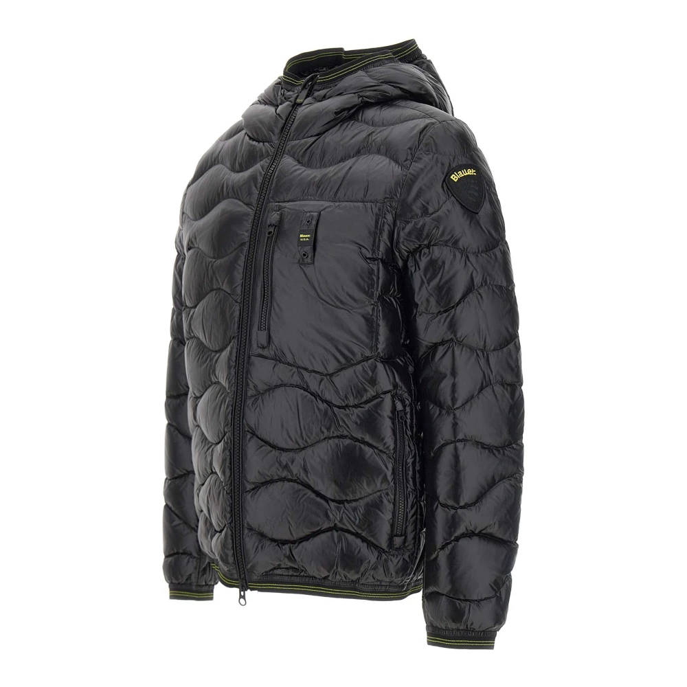 Blauer Jas Black Heren