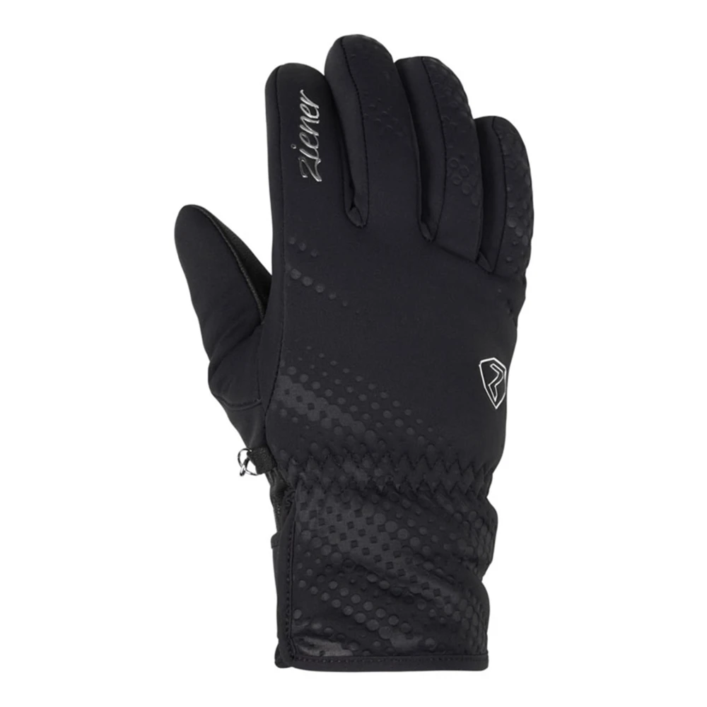 Ziener Zwarte Karoi Winter Sport Handschoenen Black Dames