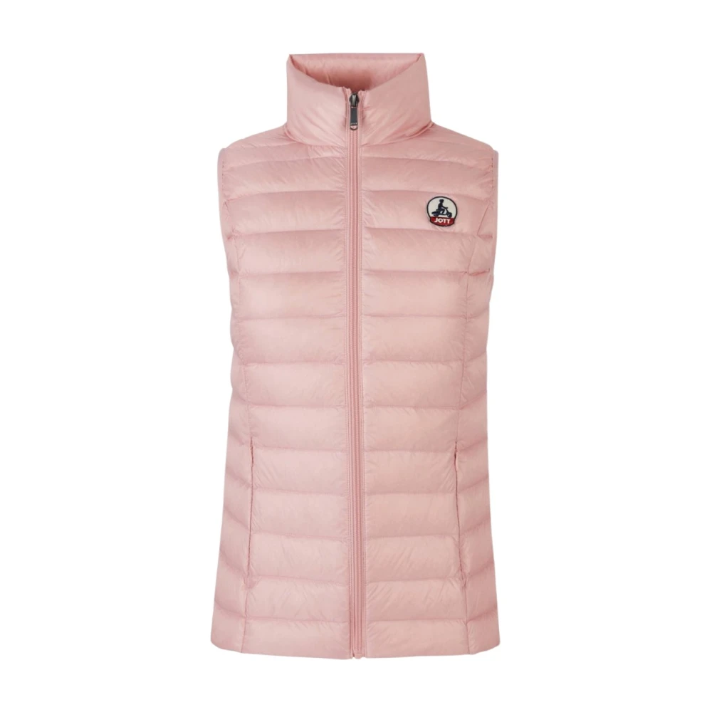 Jott Mouwloos Puffer Vest Just Over the Top Pink Dames