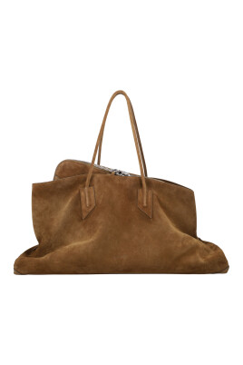sac-a-main-en-daim-vert-avec-poignees-tubulaires