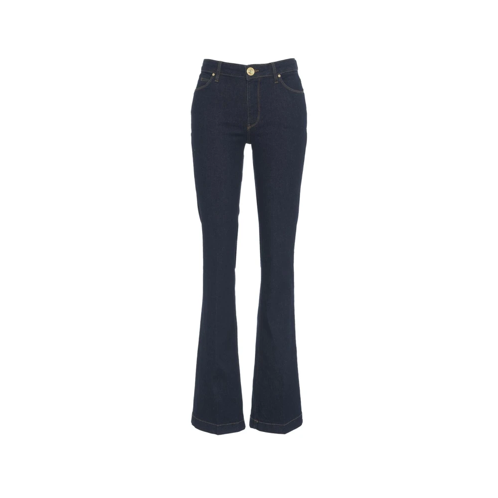 Guess Blauwe Straight Fit Jeans Vrouwen Blue Dames