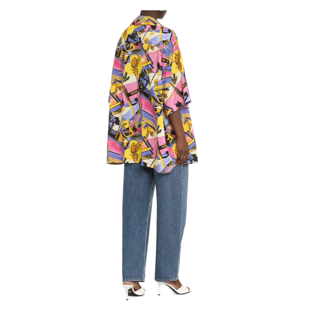 Palm Angels Miami Mix Bowling Shirt Multicolor Dames