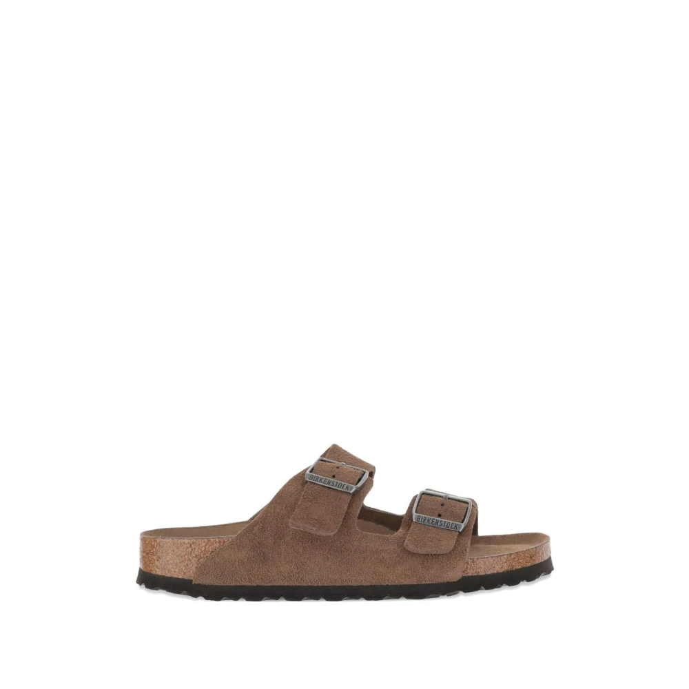 Birkenstock Men's Brown Flat Sandals, 7 Uk, Arizona Soft Footbed Narrow Fit