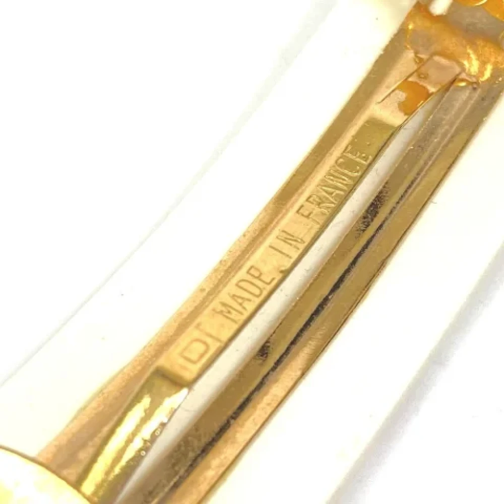 Chanel Vintage Pre-owned Plastic hair-accessories Beige Dames