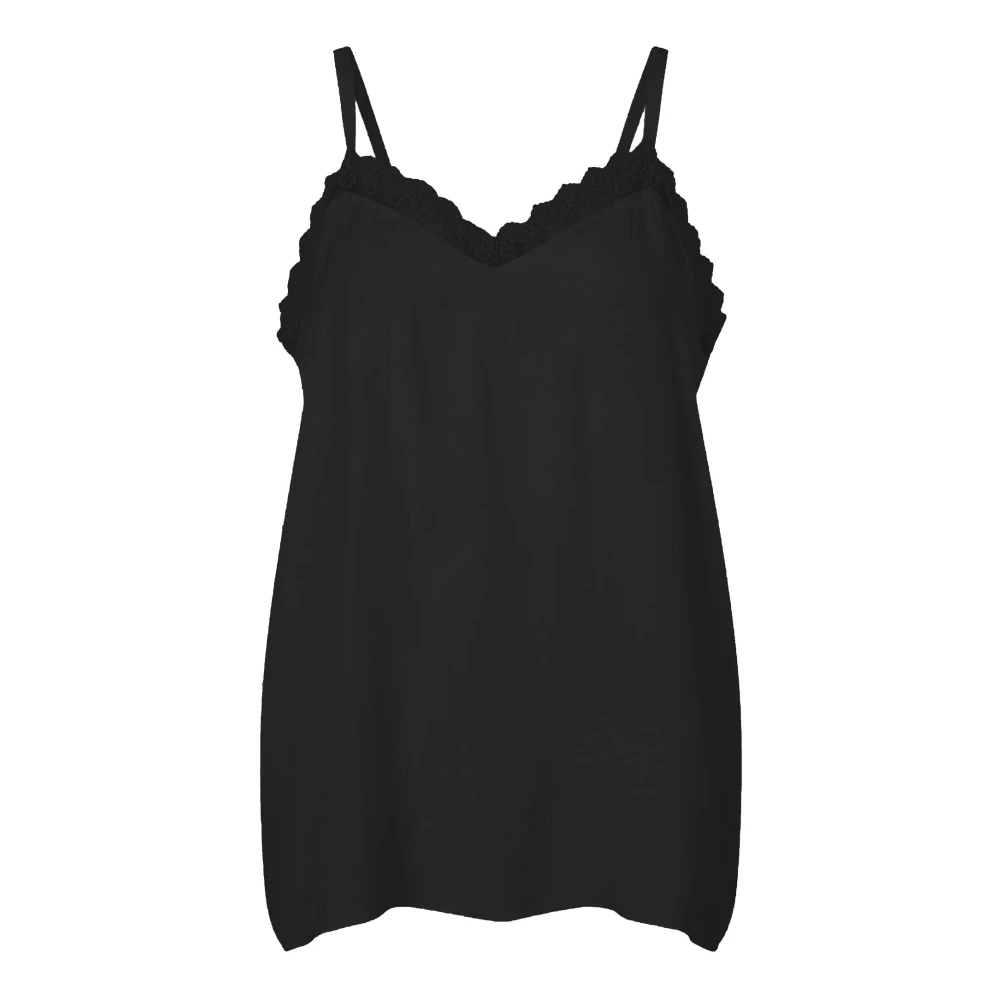Lollys Laundry Women's Black Sleeveless Tops, Xs, Vianell Top