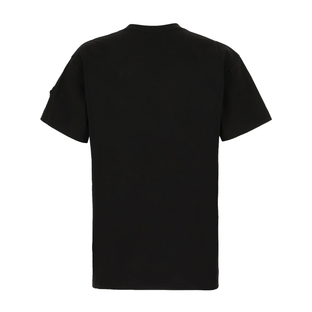 Moncler Casual Katoenen T-Shirt voor Mannen Black Heren