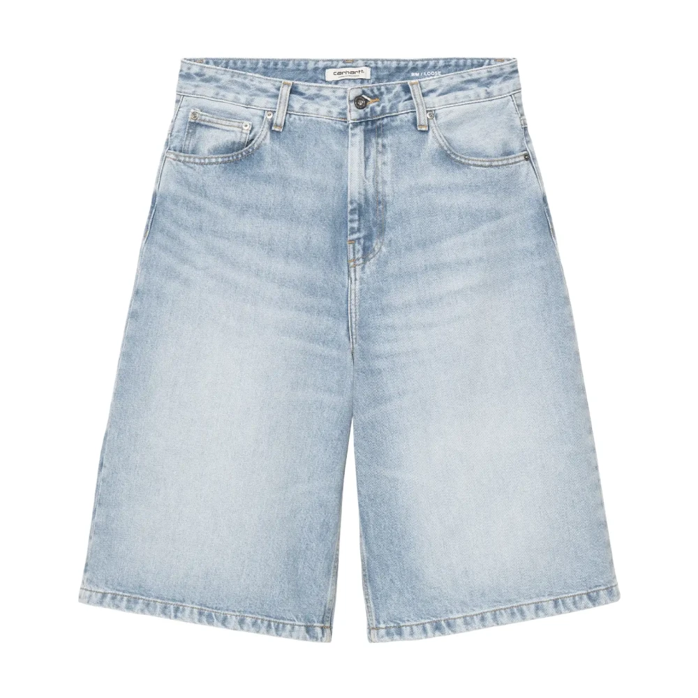 Carhartt Wip Women's Blue Belmont Short - Denim Shorts - Xs - Shorts