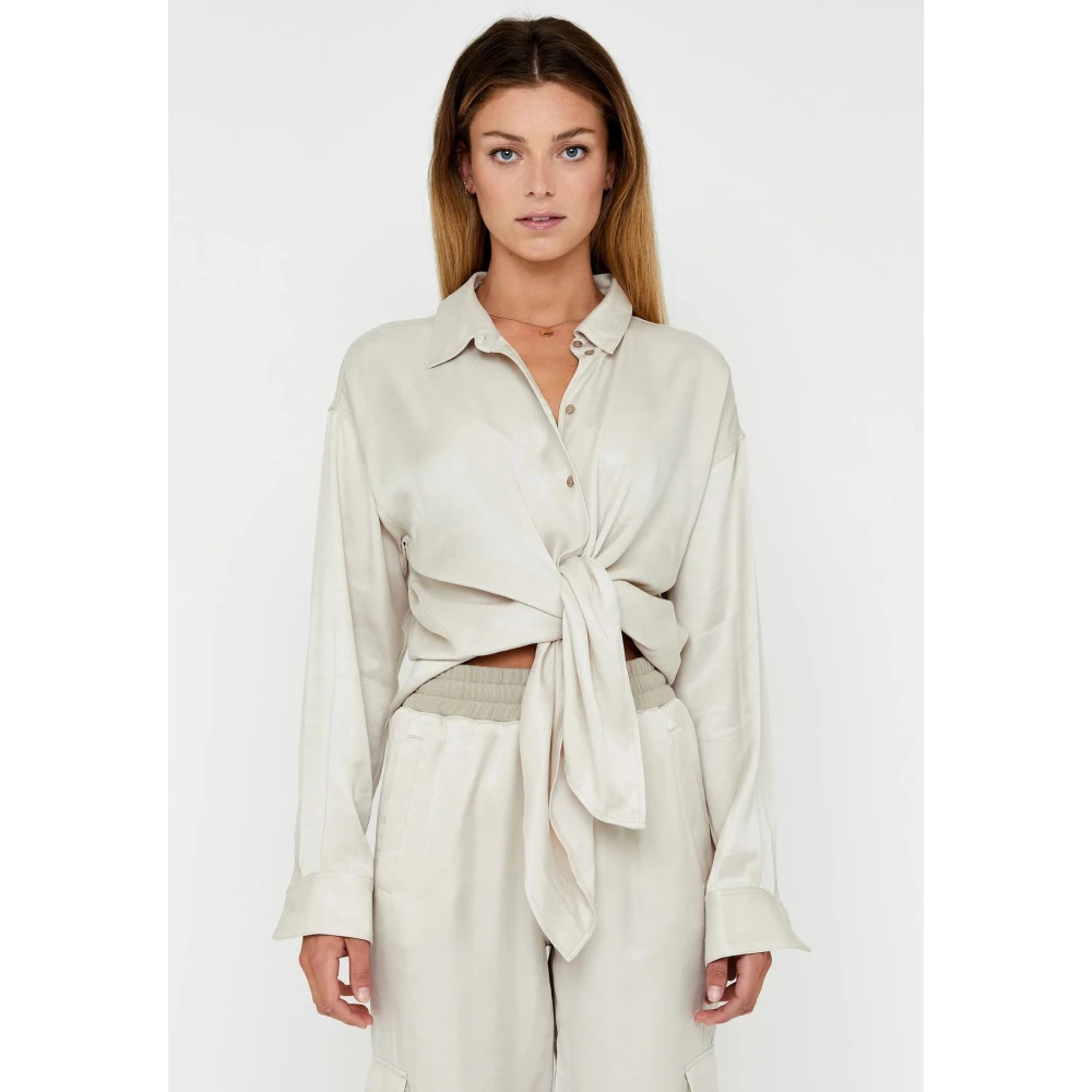 Moscow Butto blouses beige Dames