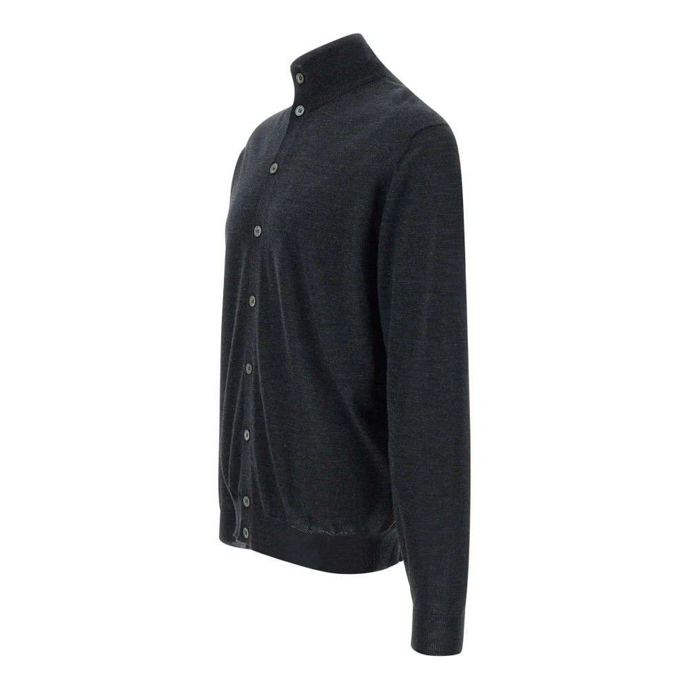 Filippo De Laurentiis Merino Wol Grijs Sweater Gray Heren