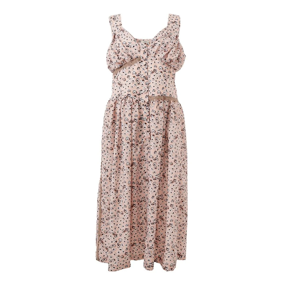 Lardini Elegante Roze Acetaat Jurk voor Speciale Avonden Multicolor Dames