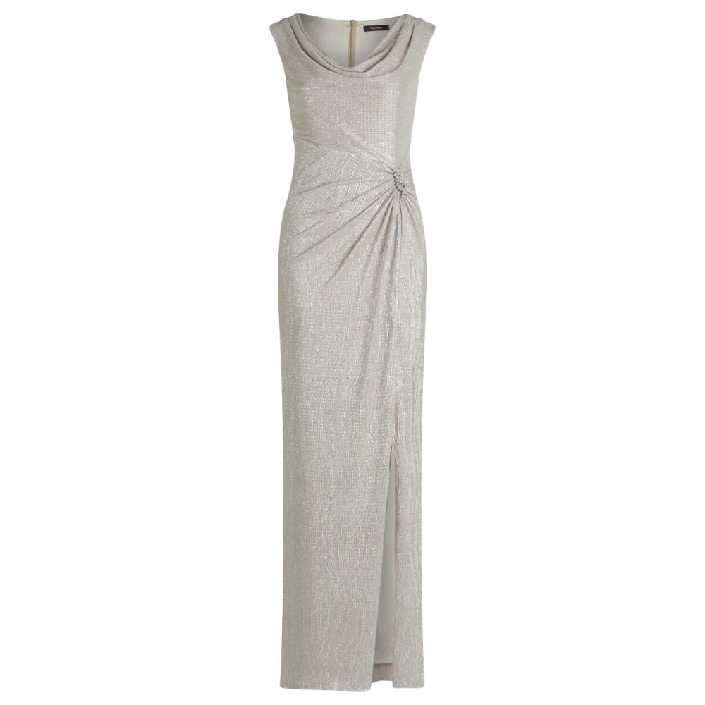 Vera Mont Mouwloze Lange Jurk Gray Dames