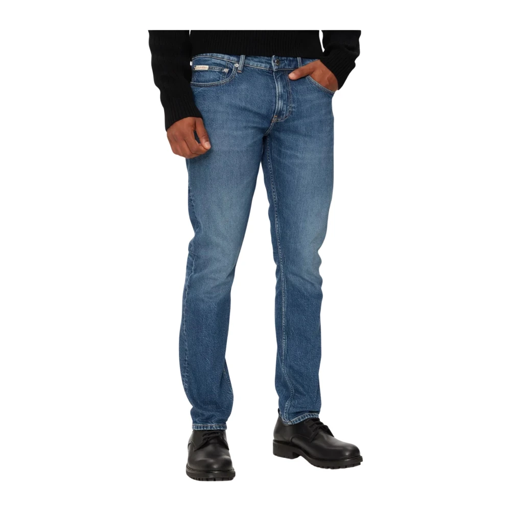 Calvin Klein Stretch slim jeans Blauw denim Blue Heren