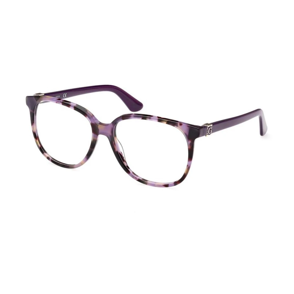 Guess Paarse plastic montuur UV-filterbril Purple Dames