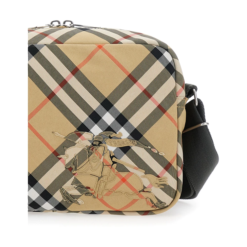 Burberry Vintage Check Beige Schoudertas Beige Heren