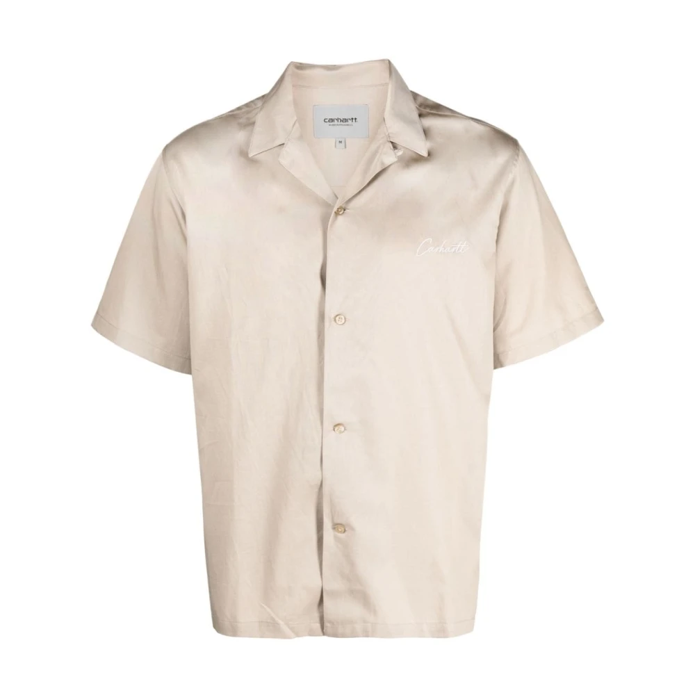 Carhartt WIP Short Sleeve Shirts Beige Heren