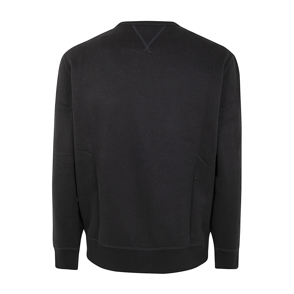 Polo Ralph Lauren Zwarte Gebreide Sweater met Ronde Hals Black Heren