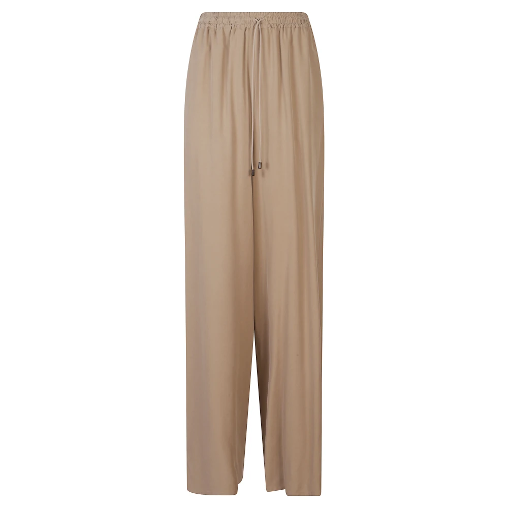 Max Mara Women's Brown Wide Trousers, Xs, Wide Trousers