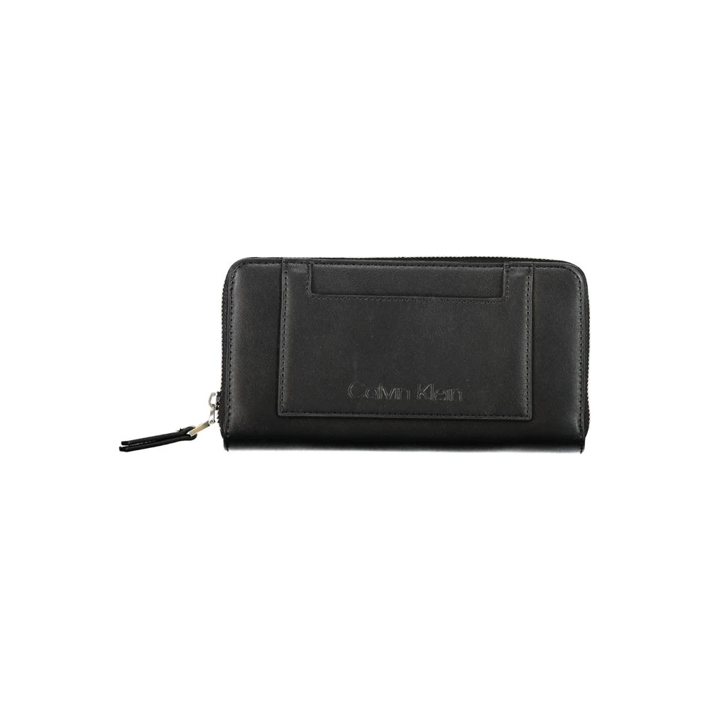 Calvin Klein Women's Black Wallets & Cardholders, One Size, Elegant Wallet With Multiple Compartments