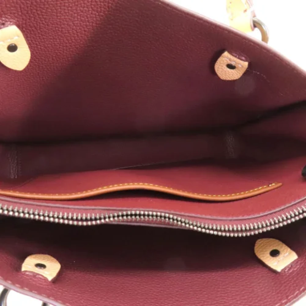 Coach Pre-owned Leather handbags Pink Dames