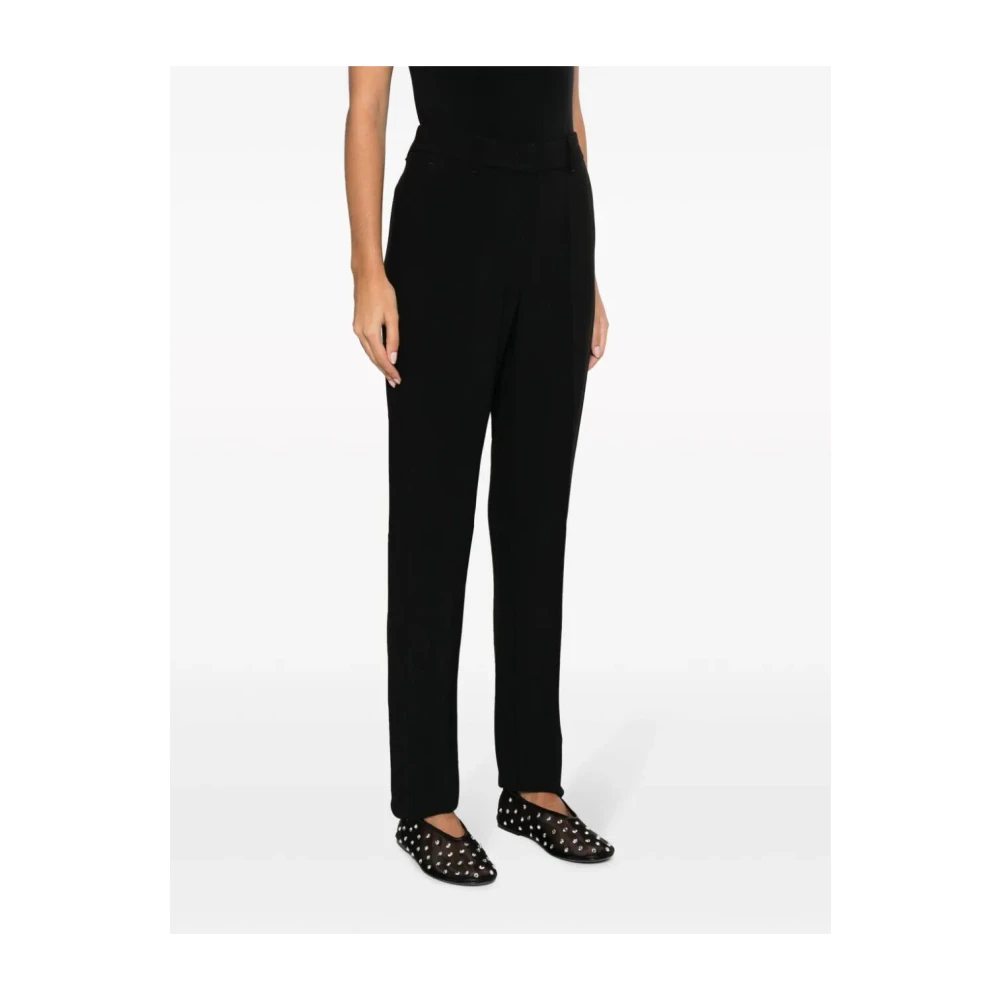 Emporio Armani Zwarte Trousers voor Mannen Black Dames