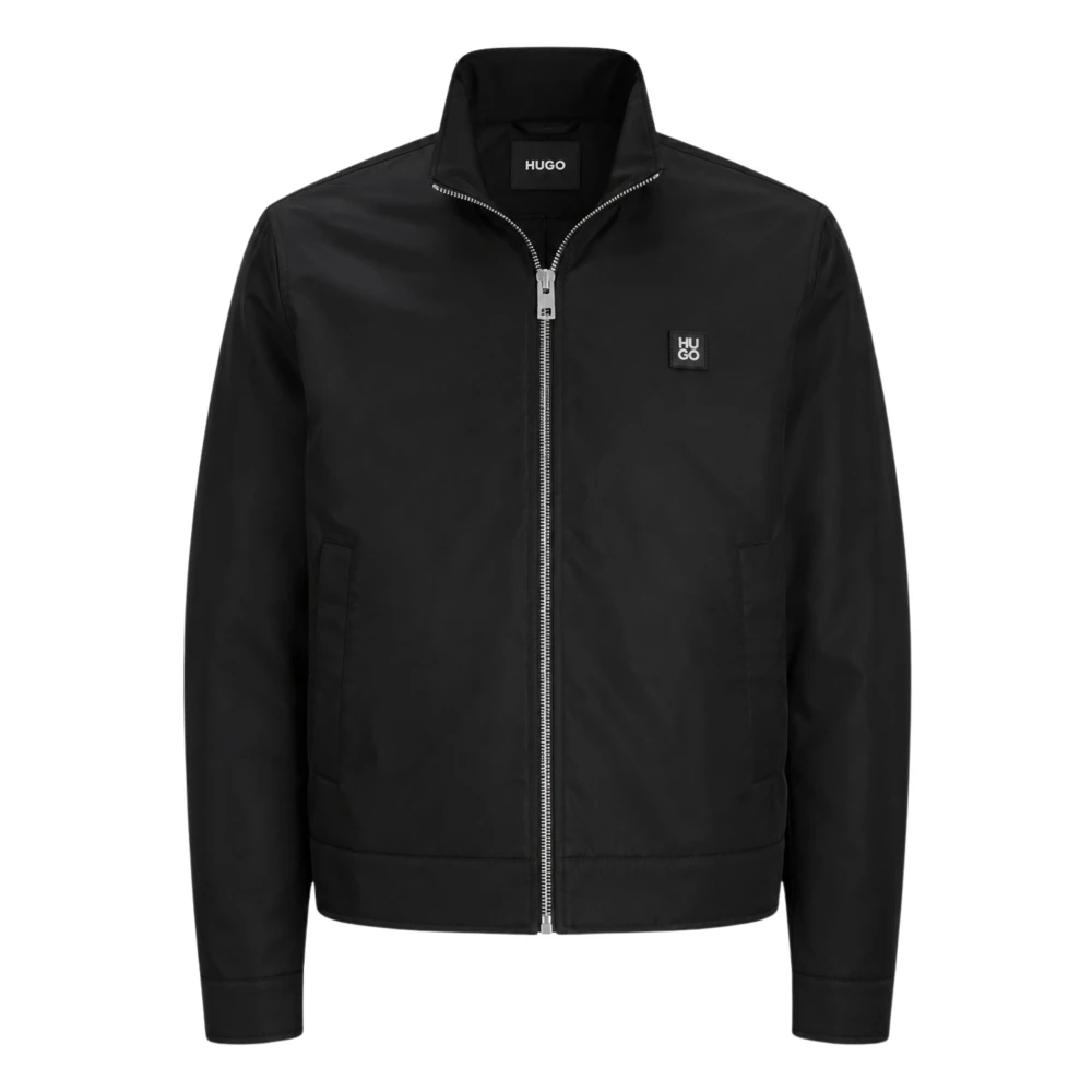 Hugo Men's Black Bomber Jackets, 2XL, Bomber Jacket