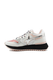 W6YZ - Sneaker Donna in Pelle - Art. Pink bianco Yak-W-W.