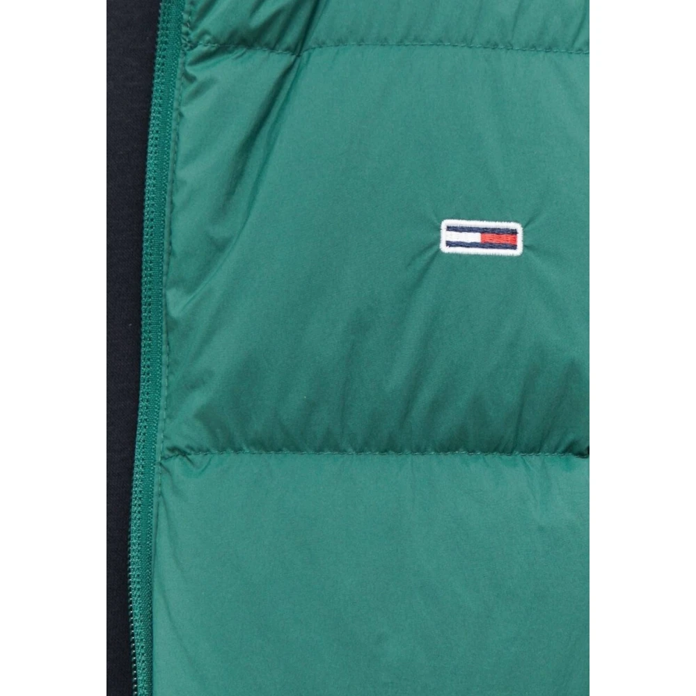 Tommy Jeans Groene Court Mouwloze Jas Green Heren