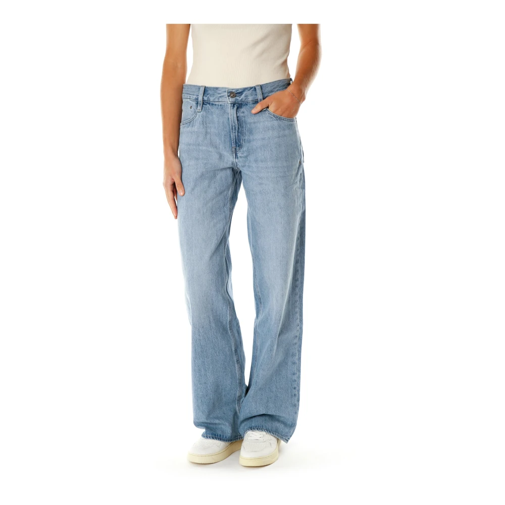 G-Star Loszittende jeans met middelhoge taille Blue Dames