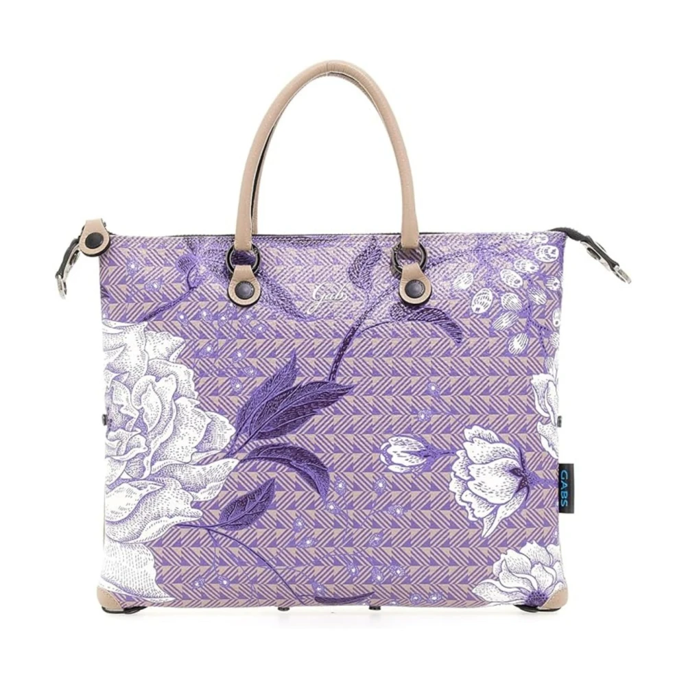 Gabs Women's Purple Shopping Bags, One Size, Black Rose Toni Glicine Viola
