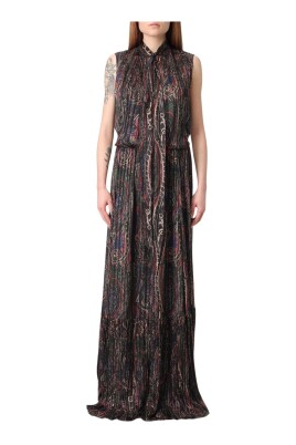 black-v-neck-midi-dress