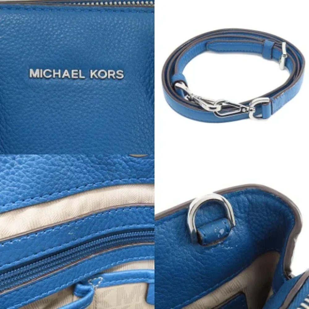 Michael Kors Pre-owned Leather handbags Blue Dames