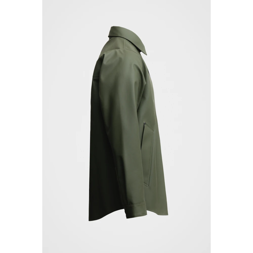Stutterheim Waterdicht Overshirt voor Mannen Green Heren