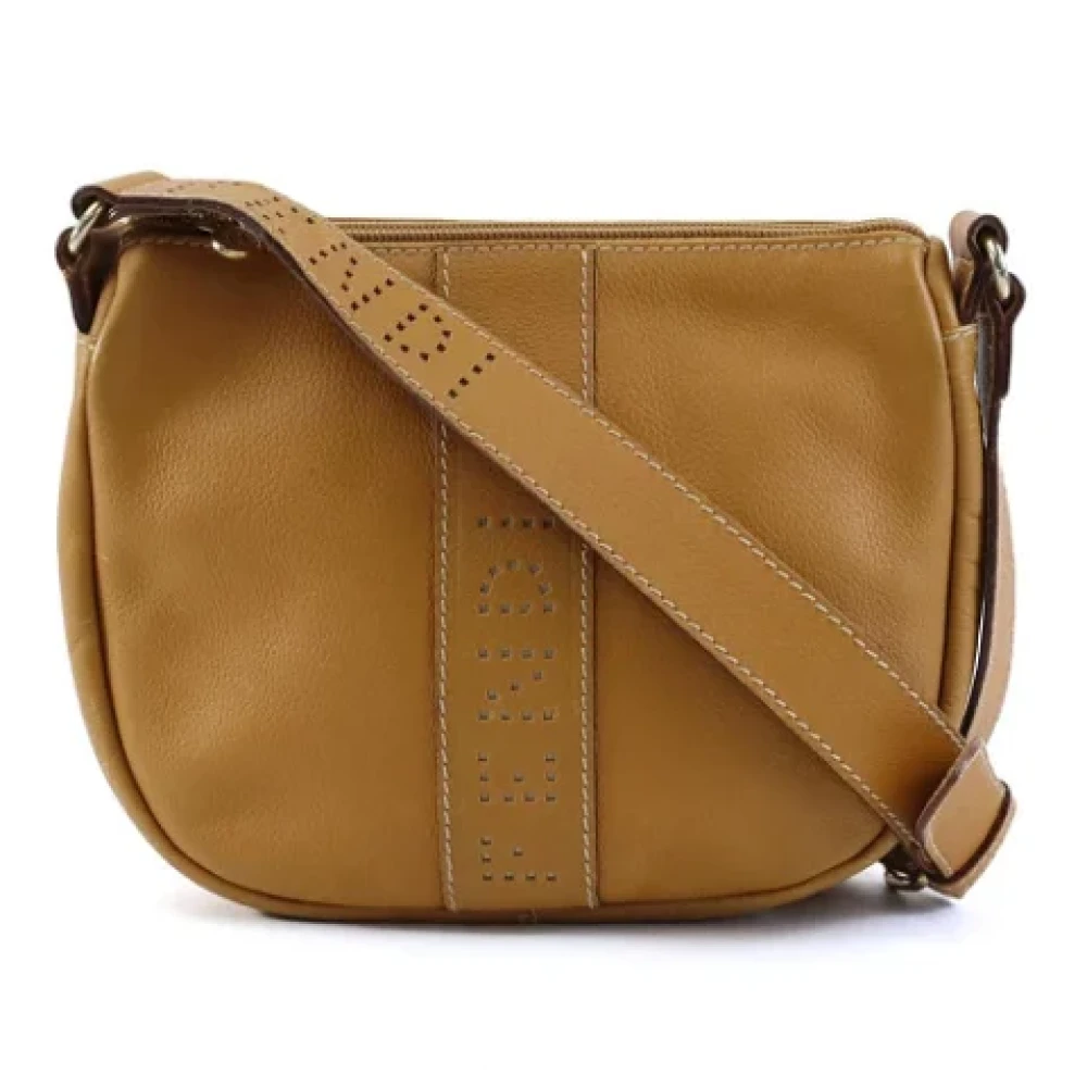 Fendi Vintage Pre-owned Leather fendi-bags Brown Dames