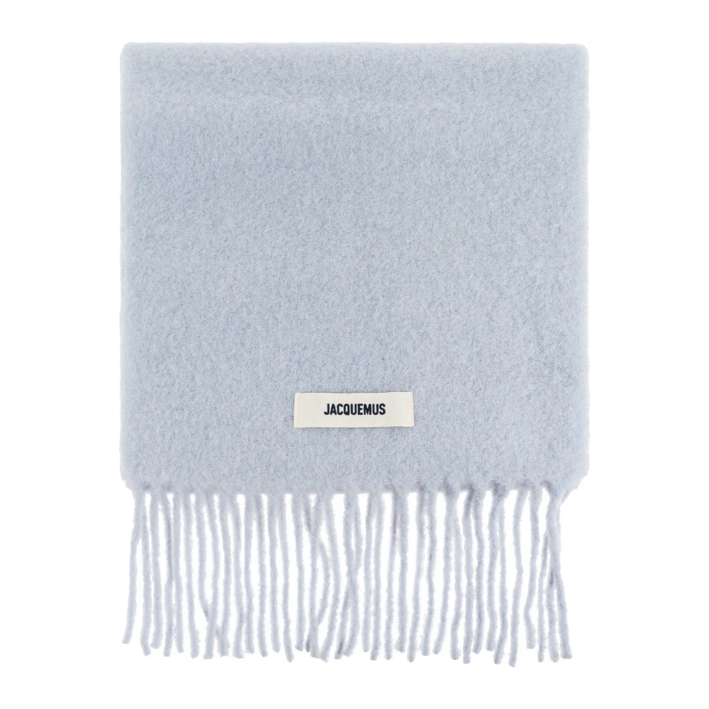 Jacquemus Unisex Blue Winter Scarves, One Size, Carro Scarf