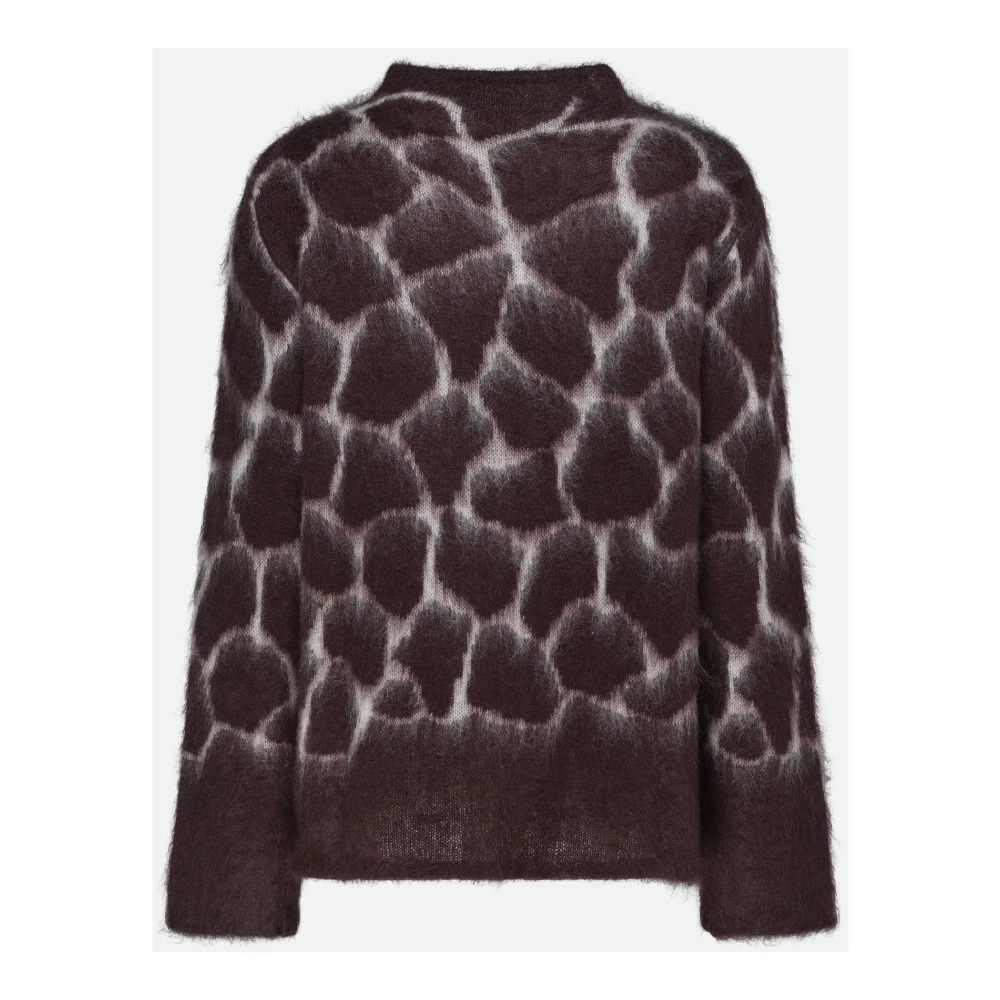 Max Mara Bruine Trui met Uniek Ontwerp Brown Dames