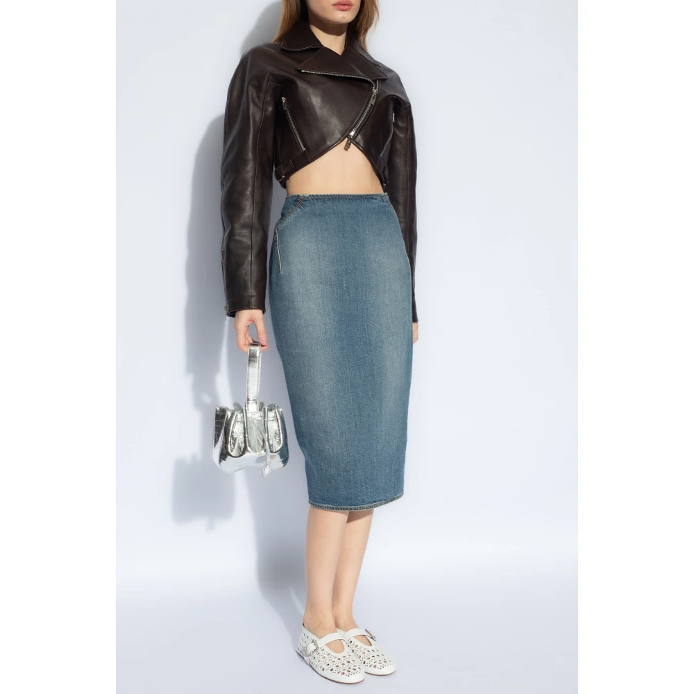Alaïa Denim Rokken Blue Dames