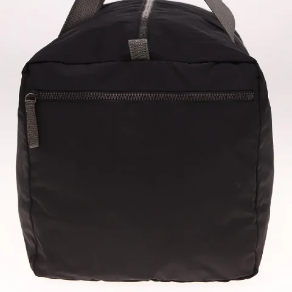 Prada Vintage Pre-owned Nylon travel-bags Black Dames