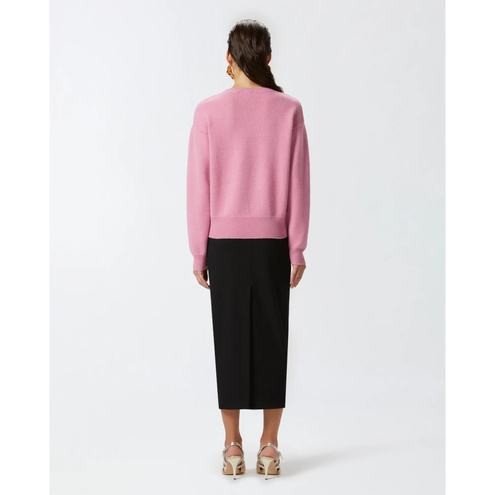 pinko Burgos Sweater Pink Dames
