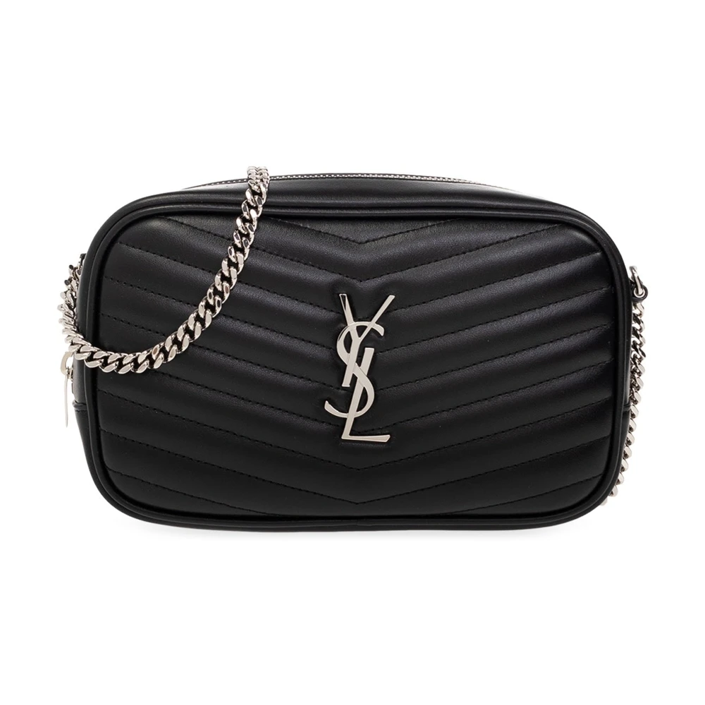 Saint Laurent Lou Mini Schoudertas Black Dames