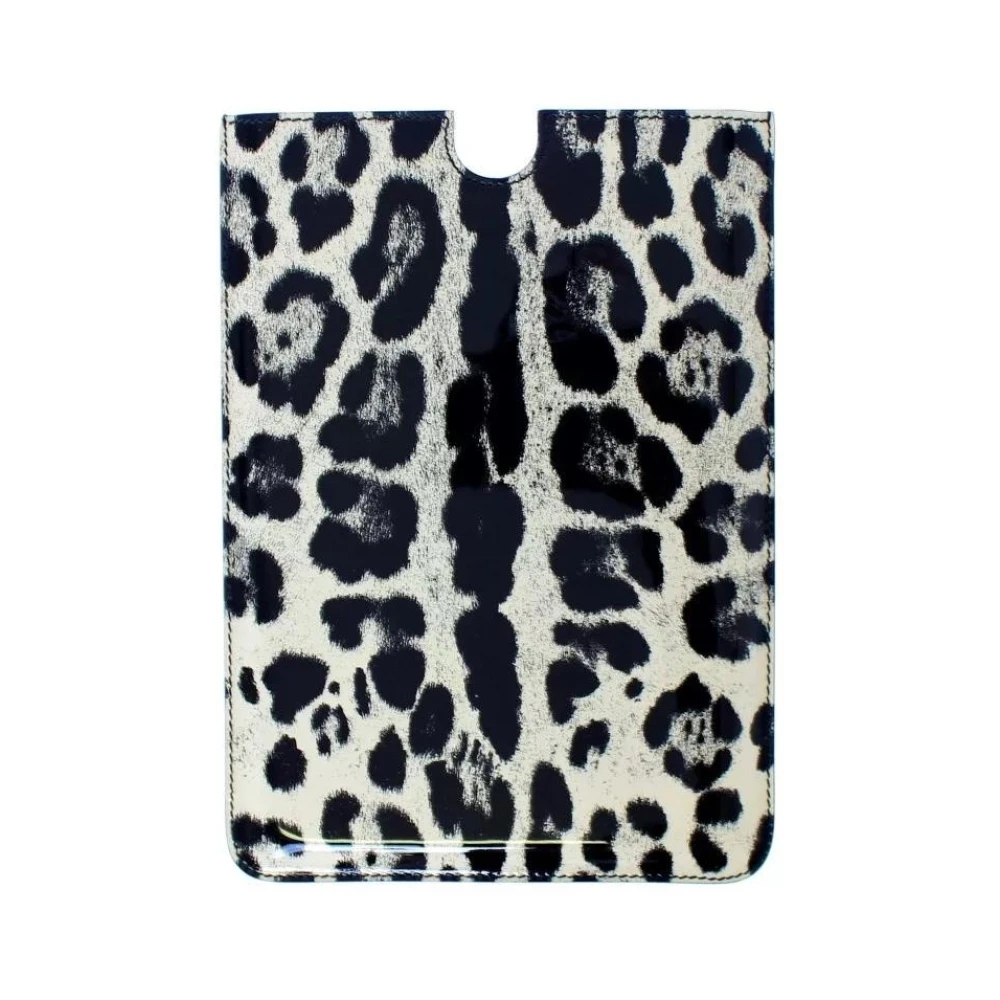 Dolce & Gabbana Leopard Print Ipad Mini Case - Female - Laptop Bags & Cases - Multicolor - One Size - Bags