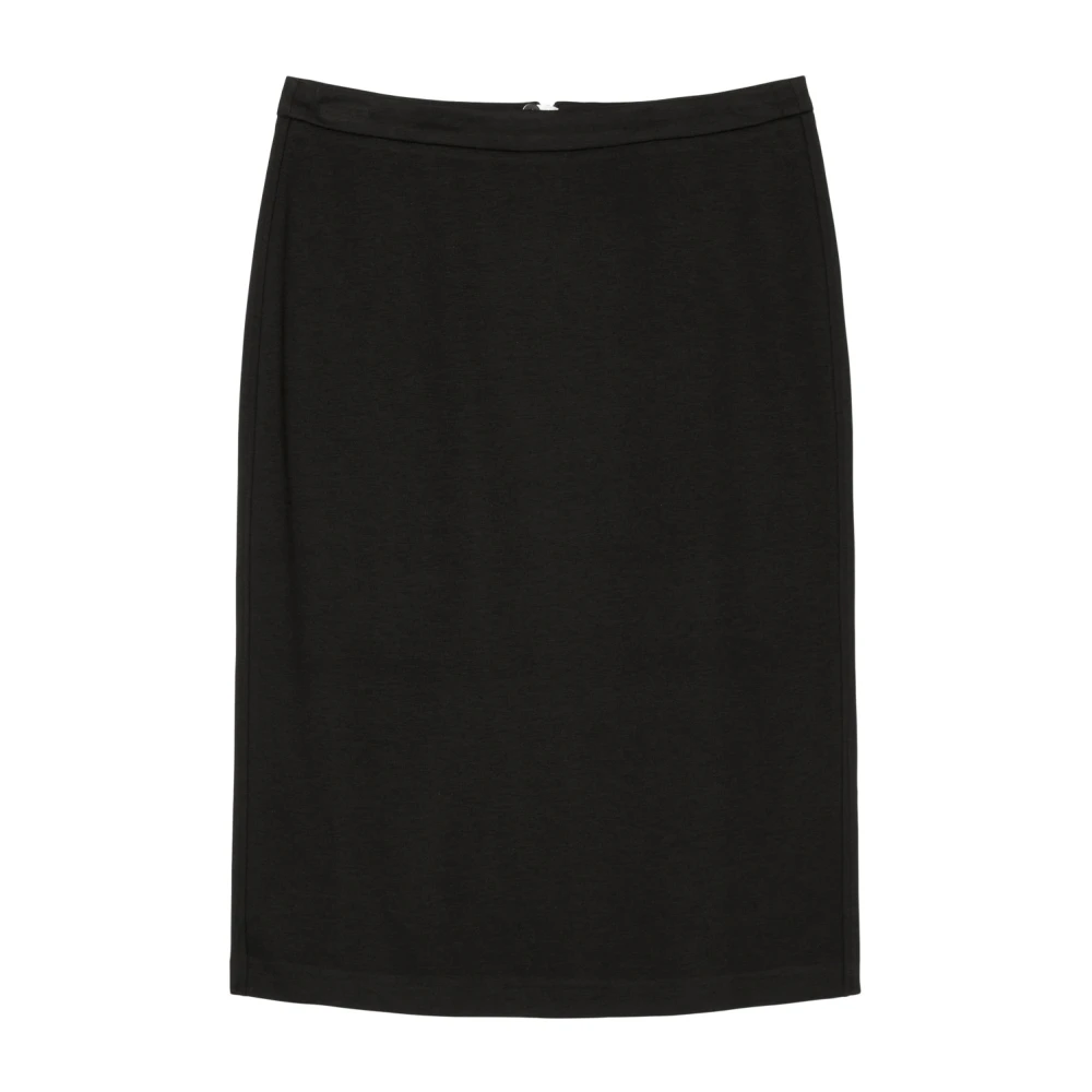 Marc O'Polo Interlock jersey rok gevormd Black Dames