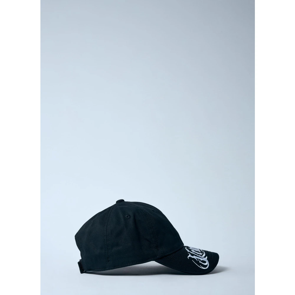 Vetements Baseballpet met Logo Borduursel Black Heren