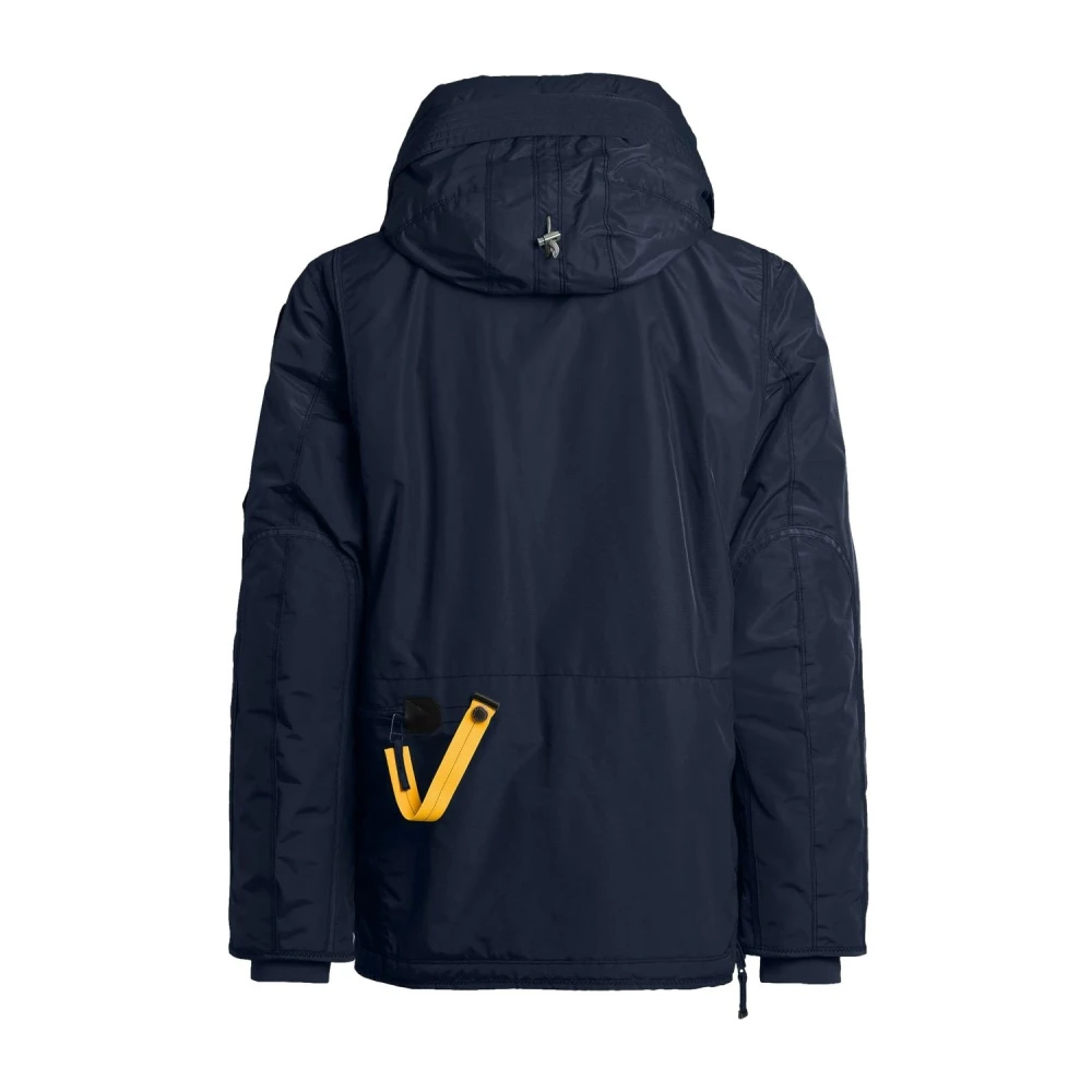 Parajumpers Donkerblauwe Gewatteerde Jas met Capuchon Blue Heren