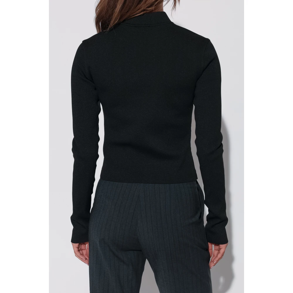 Diesel Sweatshirt met G-Oper logo Black Dames