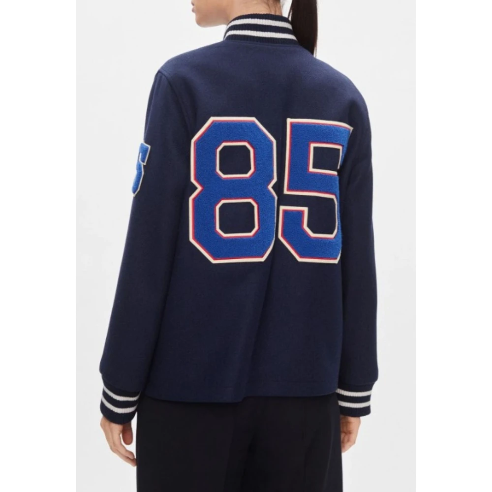 Tommy Hilfiger Dames Wol Varsity Jack Blue Dames