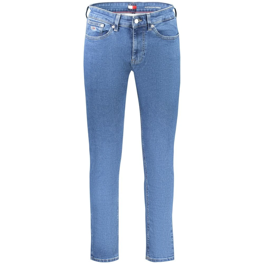 Tommy Hilfiger Men's Blue Slim Fit Jeans, W31 L32, Cotton Slim Tapered Jeans