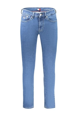 Blå Bomull Herr Slim Tapered Jeans
